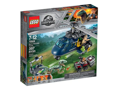 LEGO Jurassic World Blue's Helicopter Pursuit 75928