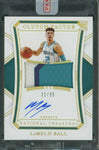 2020-21 Panini National Treasures Clutch Factor Signatures Prime LaMelo Ball /25